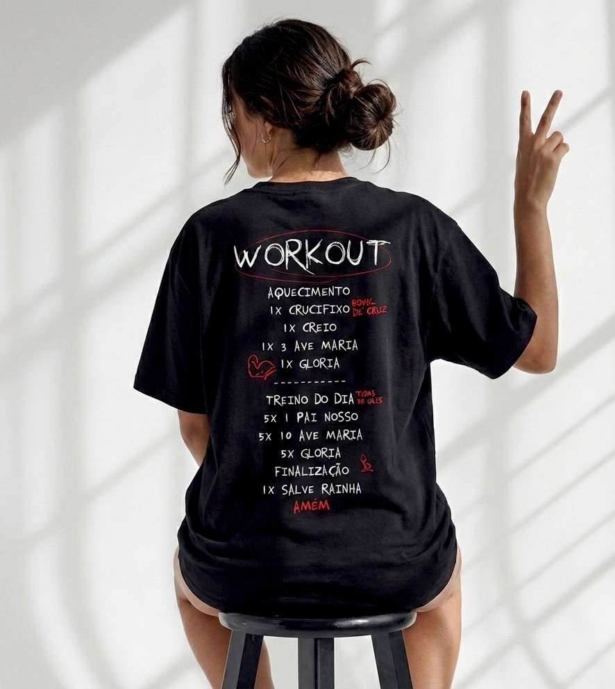 Camiseta Workout - Preta