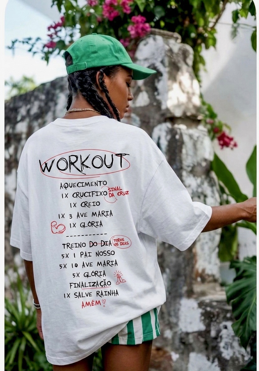 Camiseta Workout - Branca