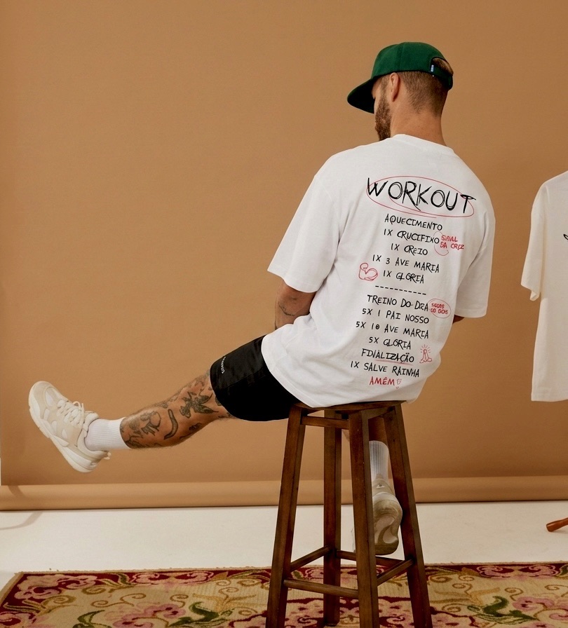 Camiseta Workout - Branca
